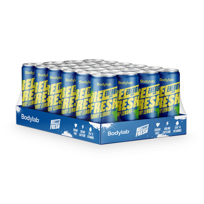 Refresh Energy Drink (24 x 330 ml) - Sunny Lemon