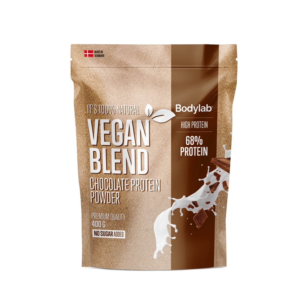 Brug Vegan Protein Blend (400 g) - Chocolate til en forbedret oplevelse