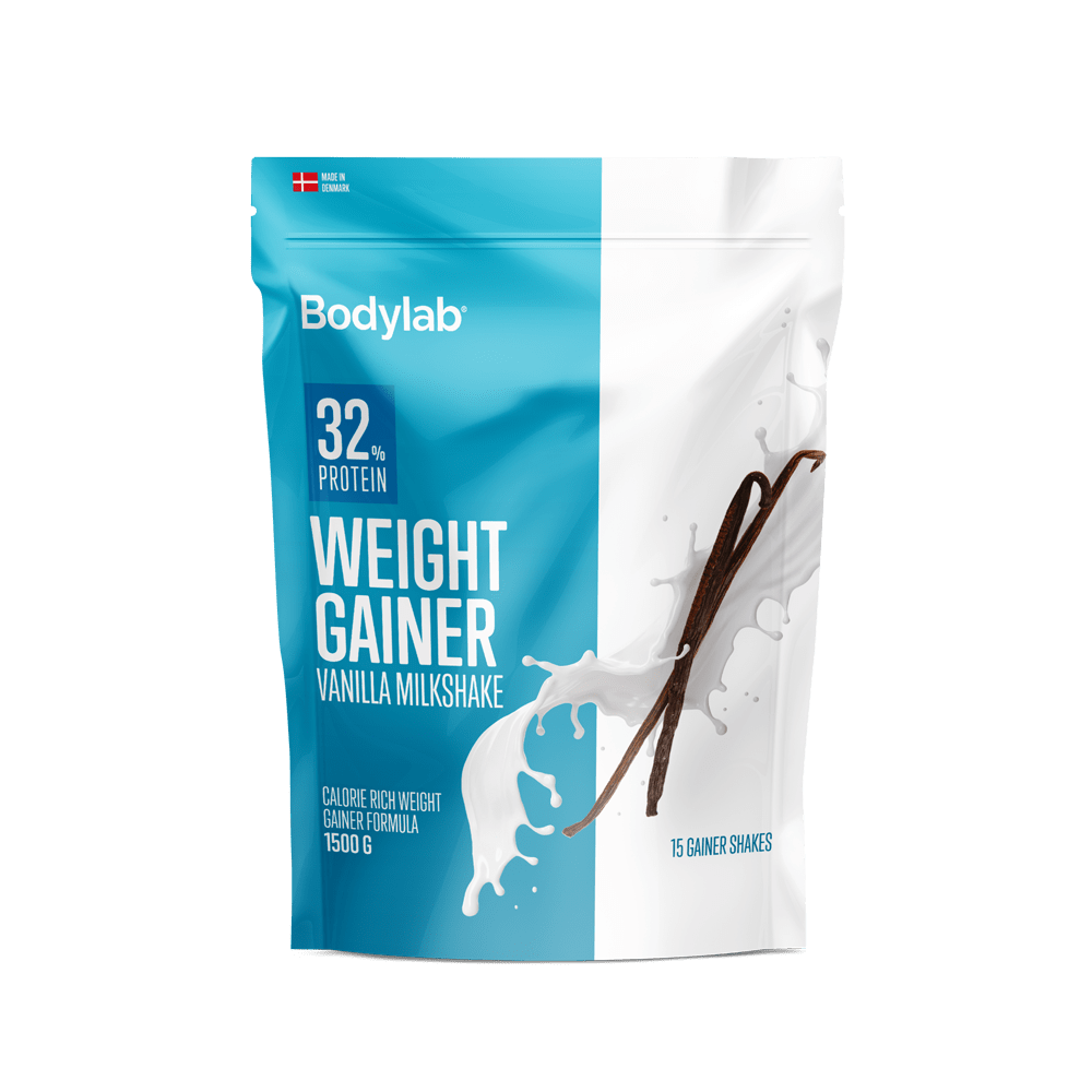 Brug Weight Gainer (1,5 kg) - Vanilla Milkshake til en forbedret oplevelse