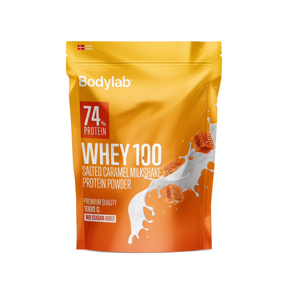 Brug Whey 100 (1 kg) - Salted Caramel Milkshake til en forbedret oplevelse