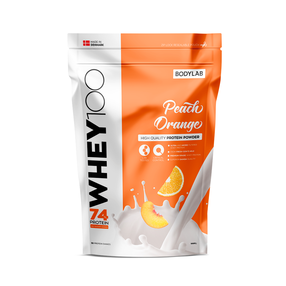 Brug Whey 100 (1 kg) - Peach/Orange til en forbedret oplevelse