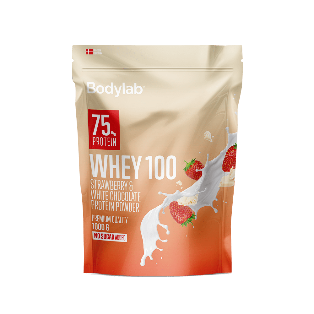 Bodylab Whey 100 (1 kg) - Strawberry White Chocolate