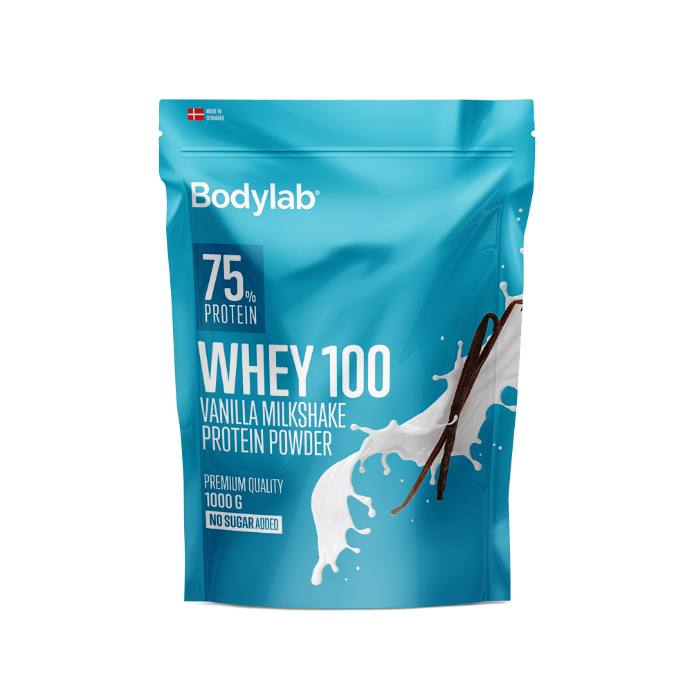 Brug Whey 100 (1 kg) - Vanilla Milkshake til en forbedret oplevelse