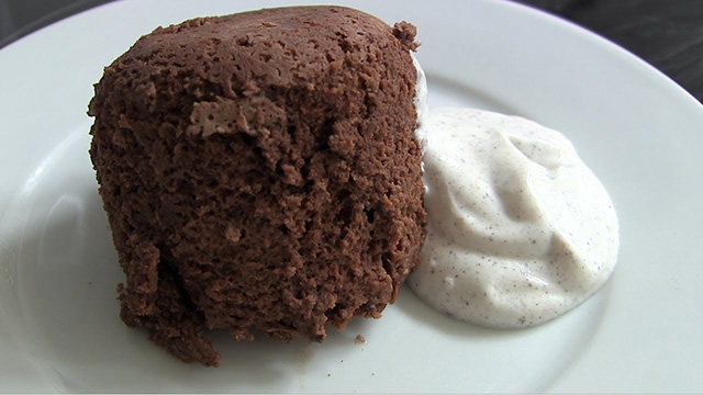 Chocolate mug cake