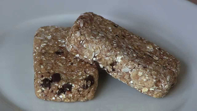 Karamel/banan proteinbar