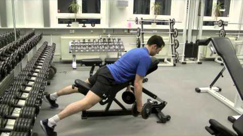 Prone incline curls