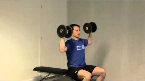 Seated DB shoulder press